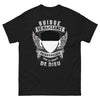T-shirt Fribourg noir - Fribourgeois de naissance, grâce de Dieu