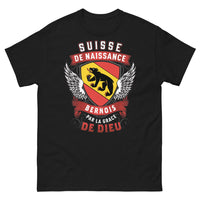 Thumbnail for T-shirt Berne noir - Bernois de Naissance, grâce de Dieu