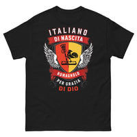 Thumbnail for T-Shirt Romagna Nero - Italiano di nascita, romagnolo per grazia di Dio