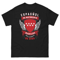 Thumbnail for T-shirt Madrid noir - Madrileño de Nacimiento, por la Gracia de Dios
