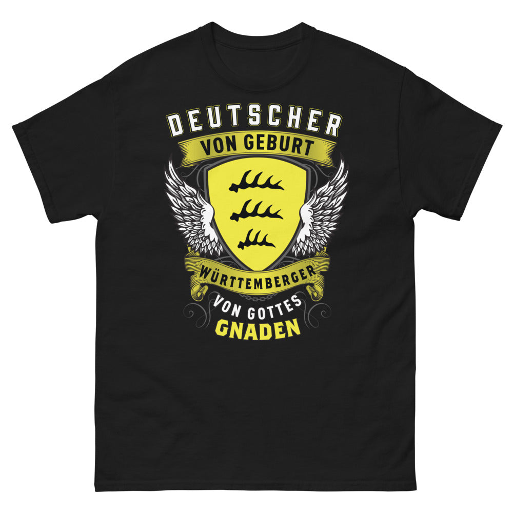 T-shirt Württemberg noir - Von Geburt & Gottes Gnaden