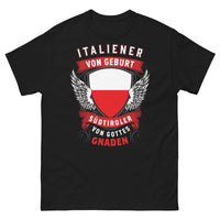 Thumbnail for T-shirt Südtirol noir - Italiener von Geburt, Südtiroler Stolz