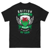 T-shirt Pays de Galles noir - British by Birth, Welsh by Grace