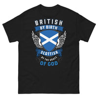 Thumbnail for T-shirt UK & Écosse noir - British by Birth, Scottish by Grace