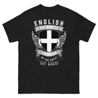 Thumbnail for T-shirt Cornouailles noir - English by Birth, Cornish by the Grace of God