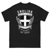 T-shirt Cornouailles noir - English by Birth, Cornish by the Grace of God