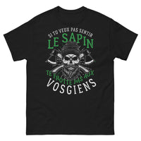 Thumbnail for T-shirt Vosgiens noir - Si tu veux pas sentir le sapin