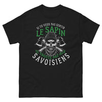 Thumbnail for T-shirt Savoie noir - si tu veux pas sentir le sapin