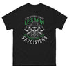 T-shirt Savoie noir - si tu veux pas sentir le sapin