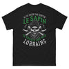 T-shirt Lorraine noir - Ne te frotte pas aux Lorrains