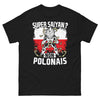 T-shirt Pologne noir - Super Sayen, fierté polonaise