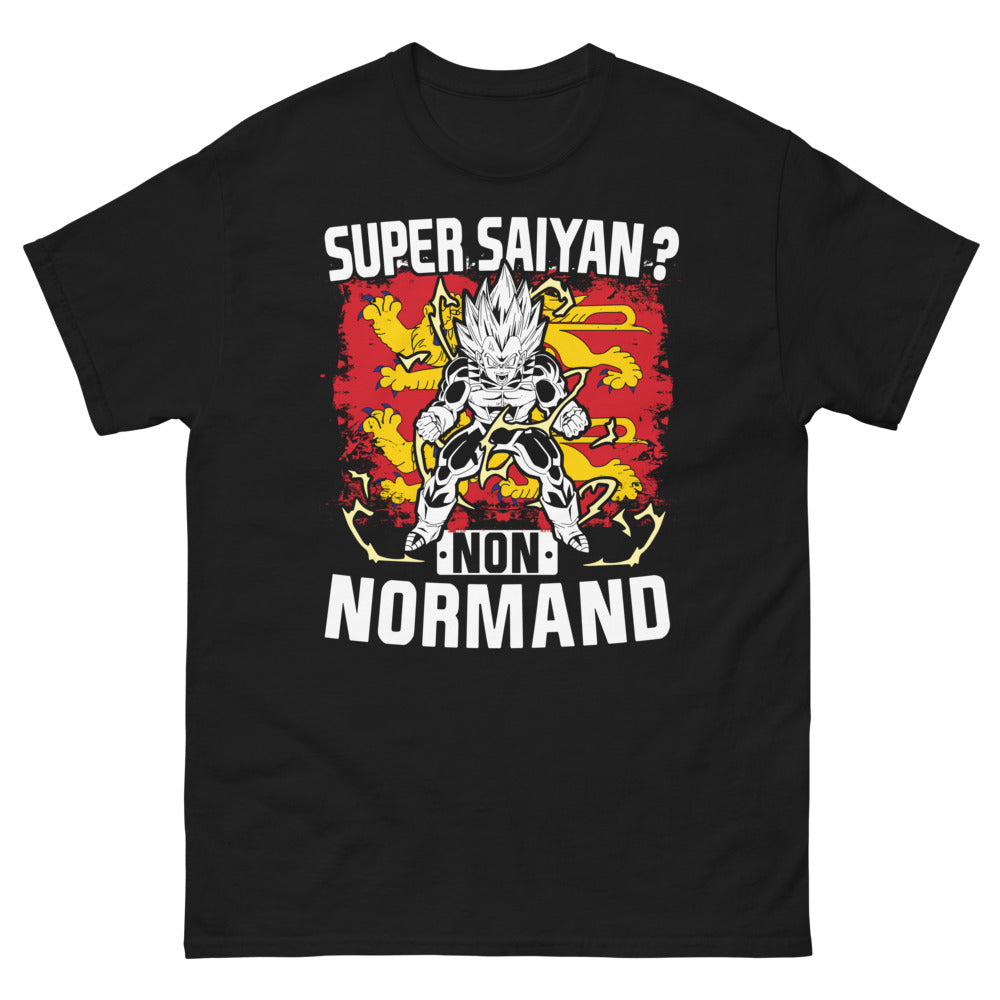 T-shirt Non-Normand Normandie noir - Non-Normand Super Saiyan