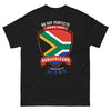 T-shirt Sudafricano noir - No soy perfecto pero soy sudafricano