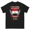 T-Shirt Italia Egitto Nero - Italiano dalla Nascita, Egiziano per Grazia di Dio