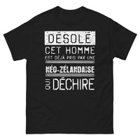 Thumbnail for T-shirt Nouvelle-Zélande noir - Déjà pris par une Néo-Zélandaise incroyable