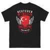 T-shirt Allemagne Turquie noir - Deutsch von Geburt, Türke von Gottes Gnaden