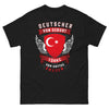T-shirt Allemagne Turquie noir - Deutscher von Geburt, Türke von Gottes Gnaden