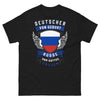 T-shirt germano-russe noir - Deutscher von Geburt, Russe von Gottes Gnaden