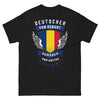 T-shirt Allemagne Roumanie noir - Deutscher von Geburt