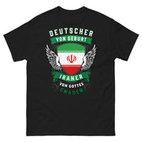 Thumbnail for T-shirt Deutsch-Iraner noir - Deutscher von Geburt, Iraner von Gottes Gnaden