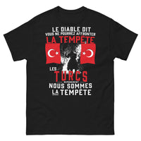 Thumbnail for T-shirt Turquie noir - Nous sommes la tempête