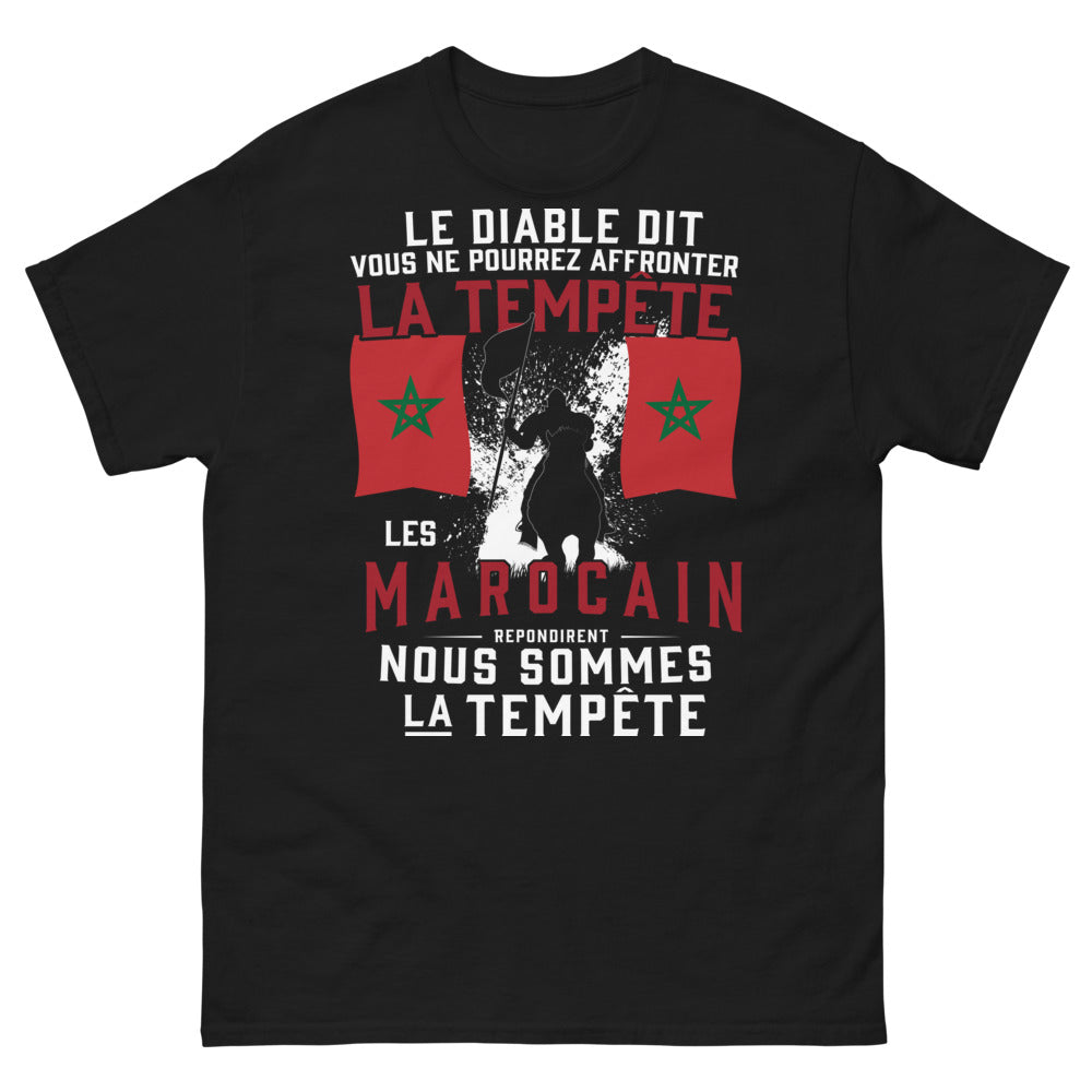 T-shirt Maroc noir - La Tempête nous Appartient