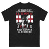 T-shirt La Tempête Anglo-Saxonne noir - défi au diable