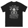 T-shirt Valaisan Helvète noir - Je suis Valaisan ascendant Helvète, c'est qui le boss ?