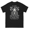 T-shirt Picardie noir - Je suis picard ascendant gaulois