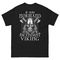 Thumbnail for T-shirt Normand Viking noir - Je suis Normand Ascendant Viking