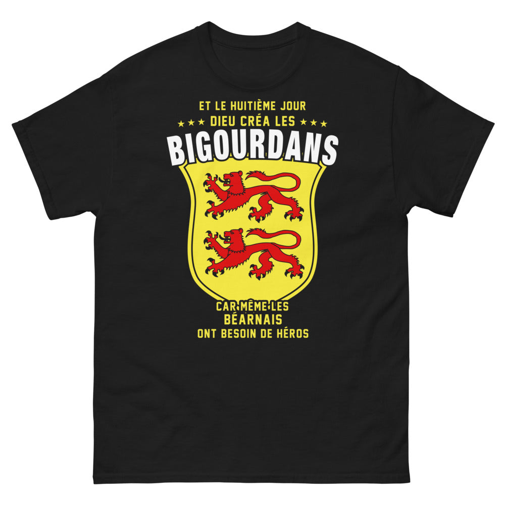 T-shirt Bigourdans noir - Nos héros béarnais