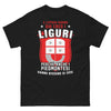 T-shirt Liguri Piemonte noir - E l'ottavo giorno Dio creò i Liguri