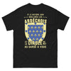 T-shirt Ardéchois noir - Et le 8e jour Dieu créa les Ardéchois
