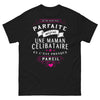 T-shirt maman célibataire noir - je ne suis pas parfaite