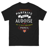 Thumbnail for T-shirt Audoise noir - Je ne suis pas parfaite, Audoise
