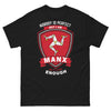 T-shirt Manx Île de Man noir - Nobody is Perfect But I am Manx