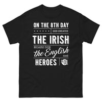 Thumbnail for T-shirt Irlande noir - On the 8th Day God Created the Irish