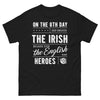 T-shirt Irlande noir - On the 8th Day God Created the Irish