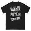 T-shirt Var noir - Je suis varois, pas un touriste