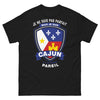 T-shirt Cajun noir - Je ne suis pas parfait, cajun