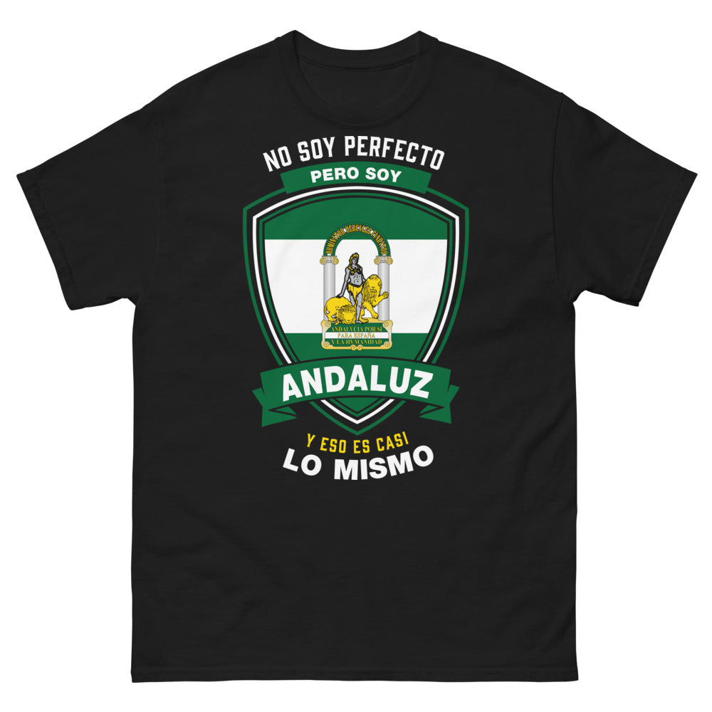 T-shirt Andalousie noir - No soy perfecto, pero soy andaluz