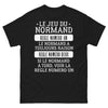 T-shirt Normandie noir - Le Normand a toujours raison