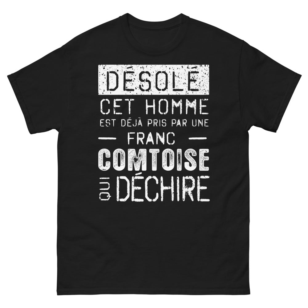 T-shirt Franc-Comtoise noir - Franc-Comtoise déchire