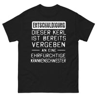 Thumbnail for T-shirt Krankenschwester noir - vergeben an eine ehrfurchtige Krankenschwester