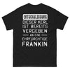 T-shirt Franken noir - Dieser Kerl ist vergeben