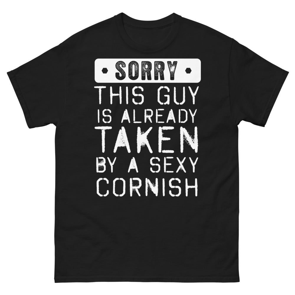 T-shirt Cornouailles noir - Sorry, this guy is already taken