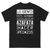 T-shirt azafata Espagne noir - Lo siento, este hombre ya está pillado