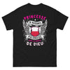 T-shirt Pologne noir - Princesse de naissance