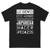 T-shirt Japonaise noir - Este hombre pillado por una Japonesa