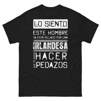 Thumbnail for T-shirt Irlande noir - Lo siento, este hombre ya está pillado por una irlandesa
